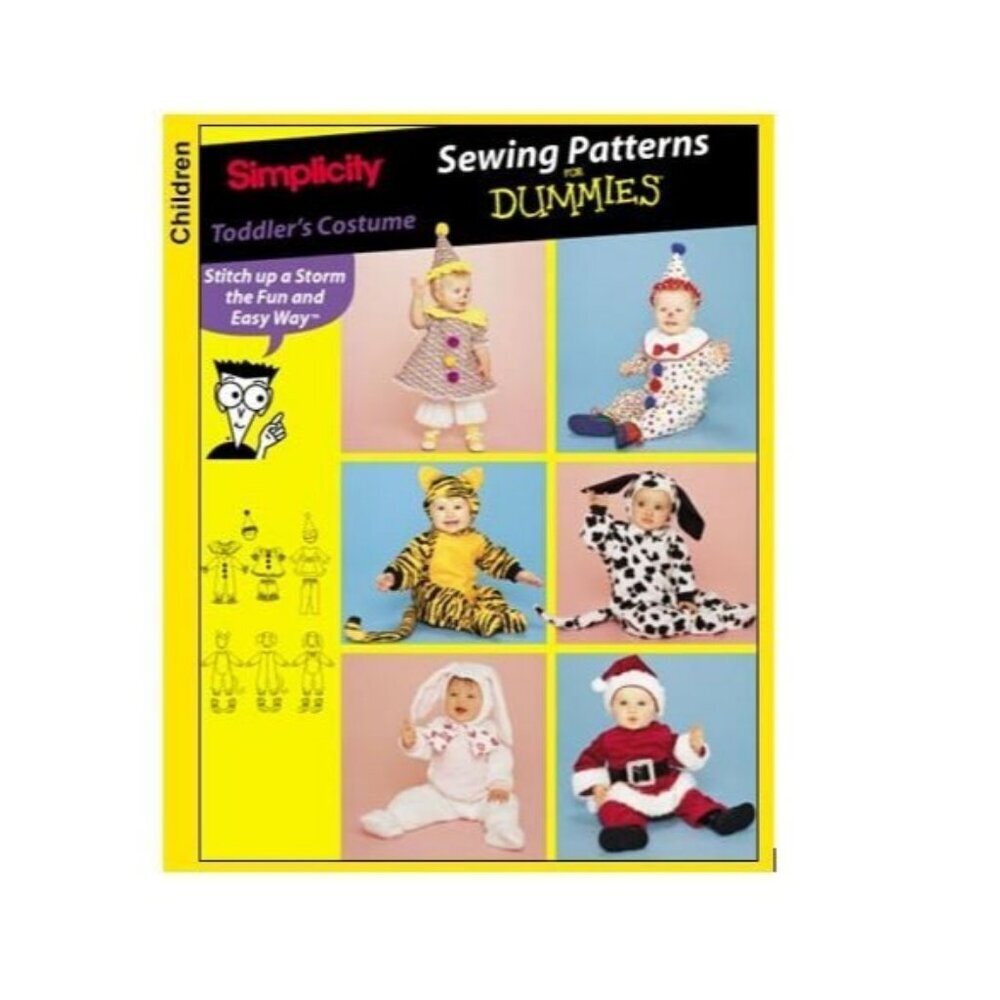 Simplicity Sewing Pattern 9813 Toddler Costumes Size 1-4